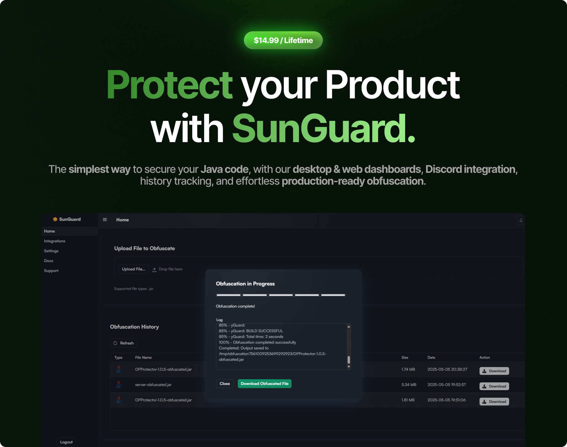 SunGuard | Code Obfuscator | BuiltByBit
