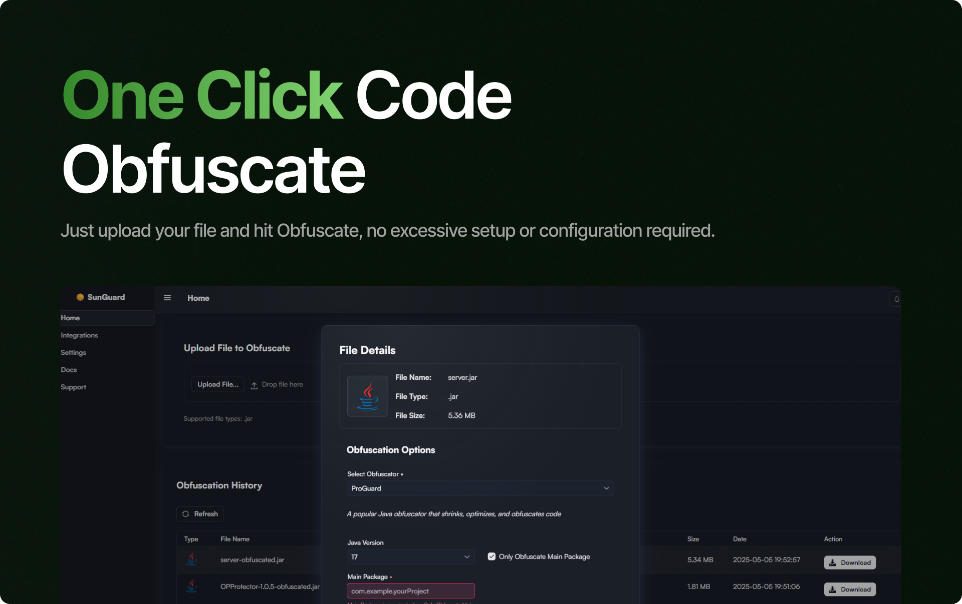 SunGuard | Code Obfuscator | BuiltByBit